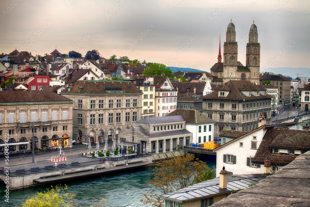 Zurich city center, Switzerland, Europe