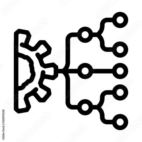 management esg line icon vector. management esg sign. isolated contour symbol black illustration