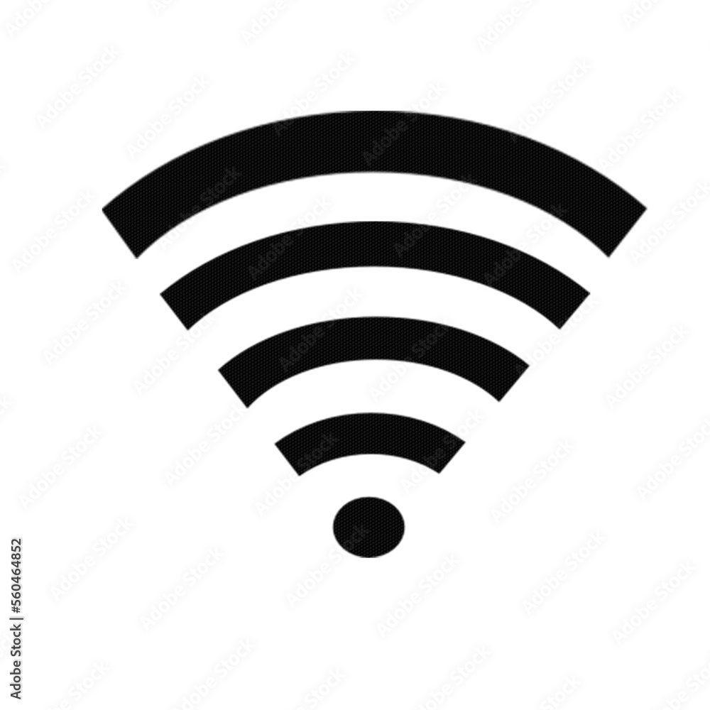 black wi fi symbol vector black wi fi symbol vector