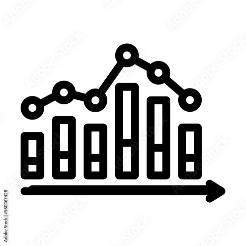 economy esg line icon vector. economy esg sign. isolated contour symbol black illustration