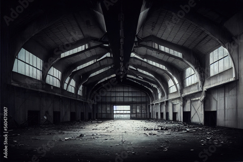 Empty warehouse hangar © Doug