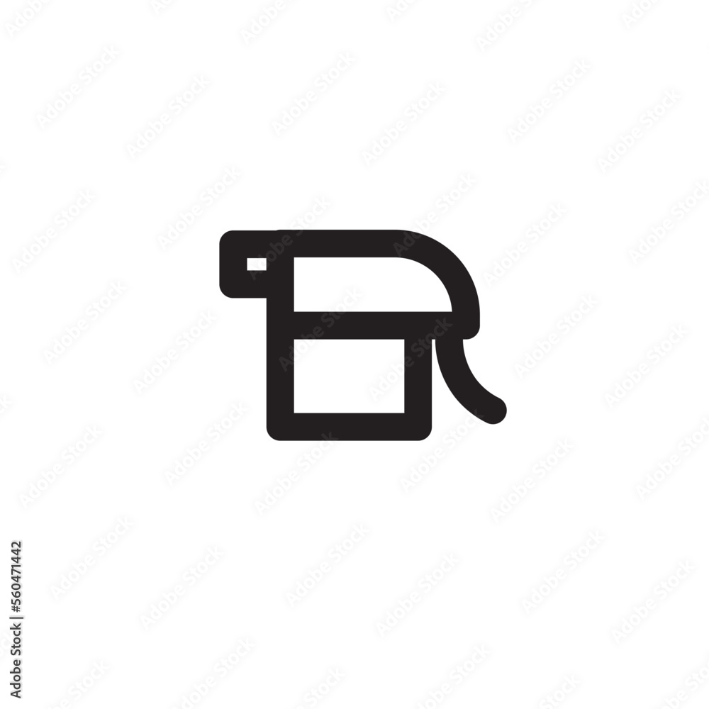 Staple Outline Icon Staple Outline Icon