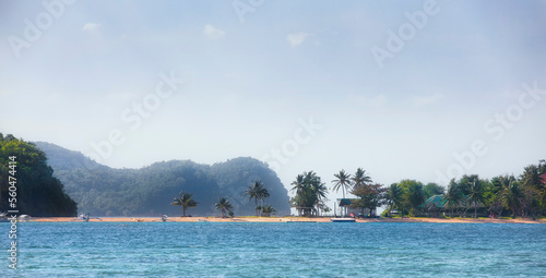Beach Near Puerto Galera on Mindoro, Philippines