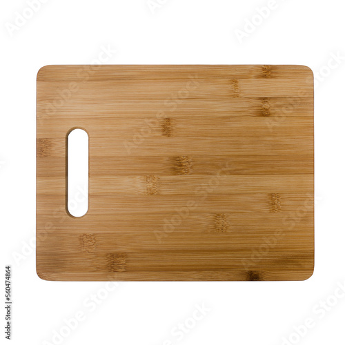 Cutting board on a white background