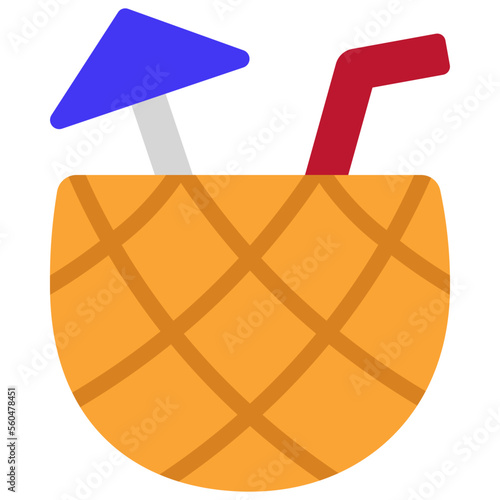 Pineapple Drink Icon
