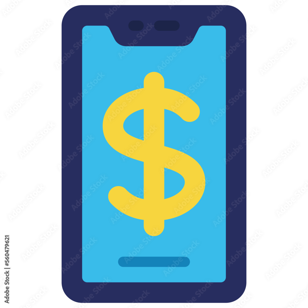 Money Mobile Icon Money Mobile Icon