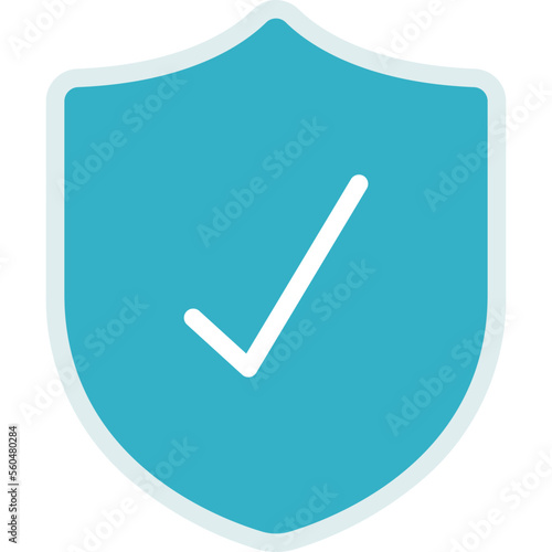 Tick Shield Icon