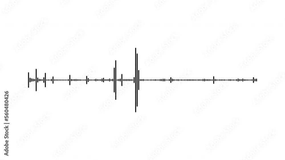 Sound wave isolated on white background. black color digital sound wave equalizer. Audio technology wave concept and design under the concept of black and white emphasize simplicity. Sound wave isolated on white background. black color digital sound wave equalizer. Audio technology wave concept and design under the concept of black and white emphasize simplicity.