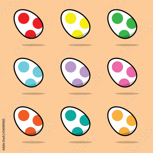 set of mysterious egg