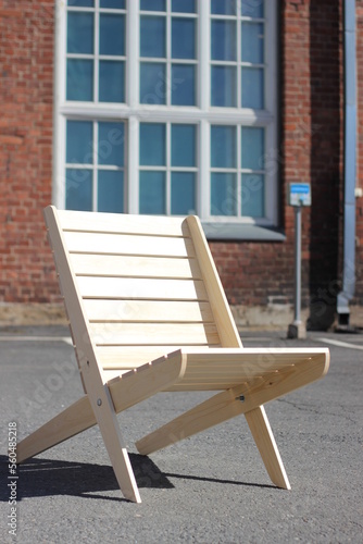 deck chair at the town