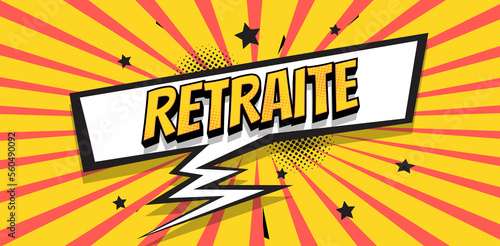 retraite bulle bd rouge