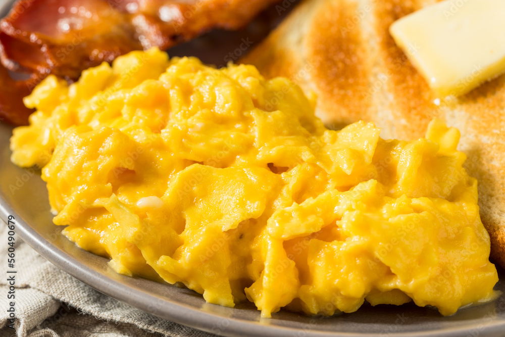 Homemade American Scrambled Egg Breakfast Homemade American Scrambled Egg Breakfast