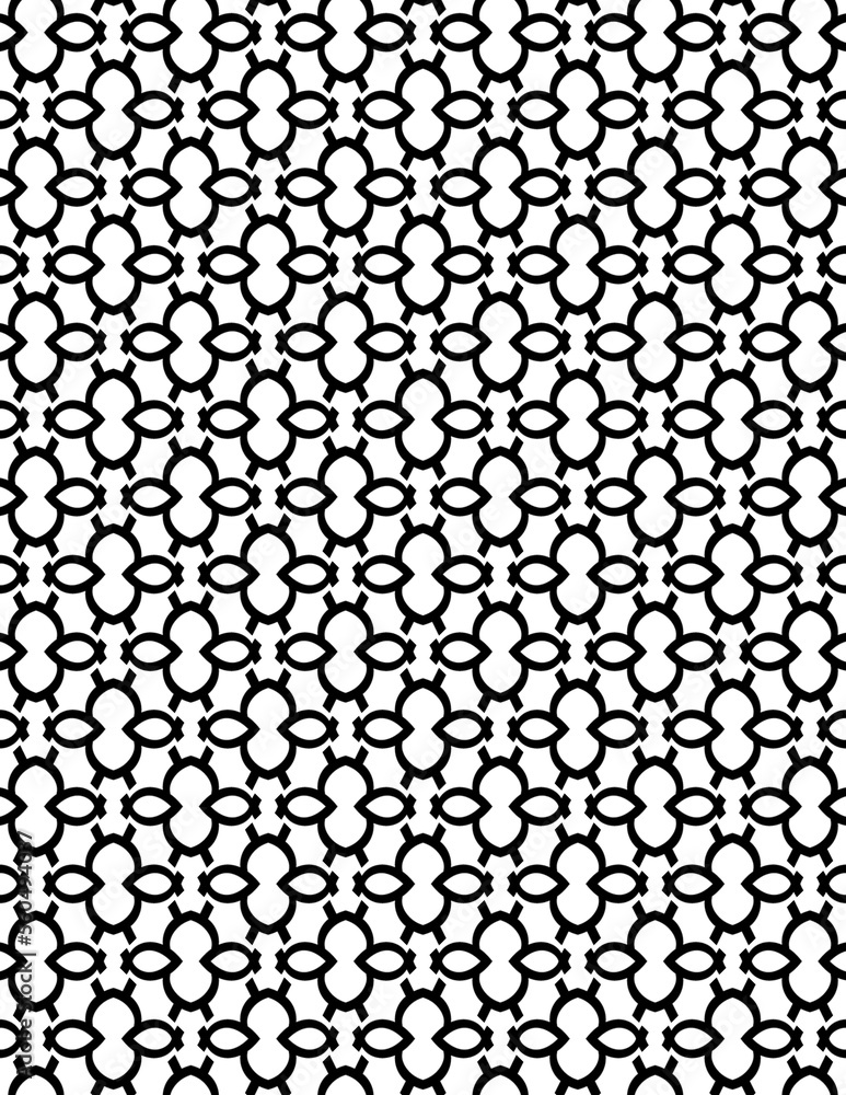Black and white abstract geometric pattern Black and white abstract geometric pattern