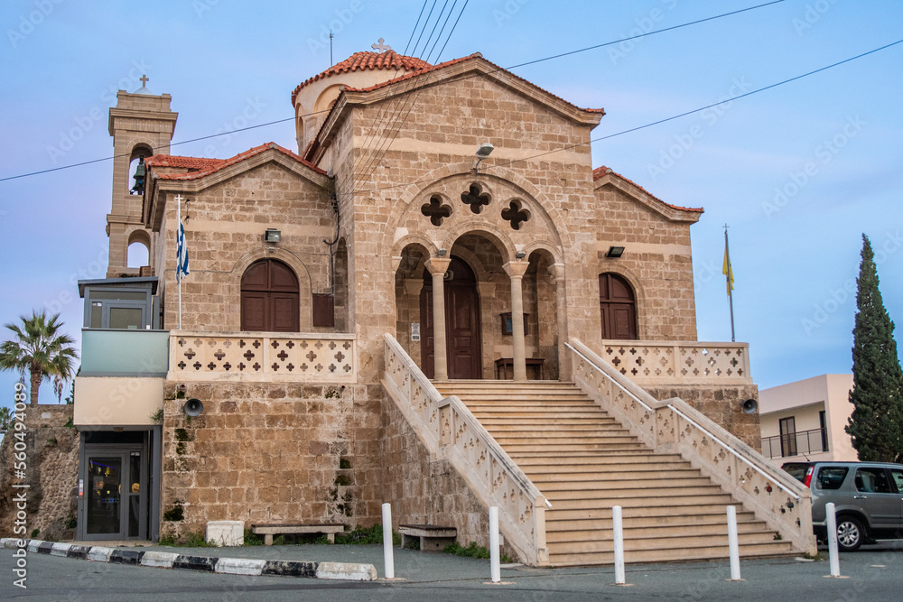 Kościół Paphos - obrazy, fototapety, plakaty 