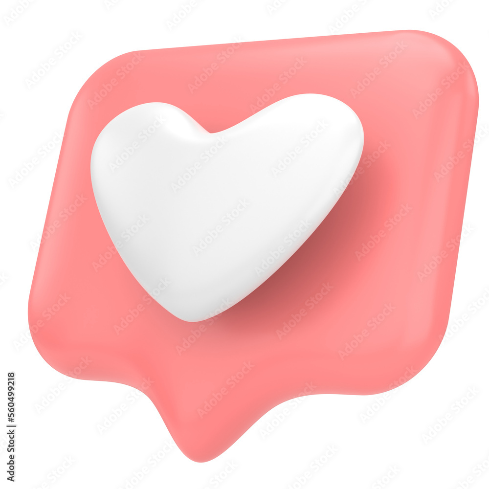 Like icon. like button. 3D illustration. Like icon. like button. 3D illustration.