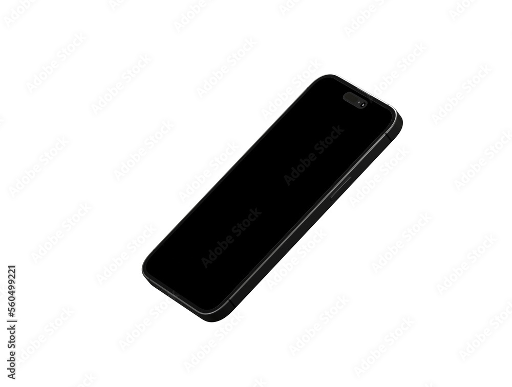 Modern glass smartphone hanging over the table - mockup Modern glass smartphone hanging over the table - mockup
