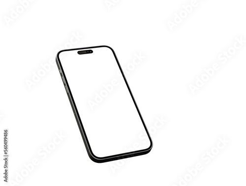 Modern glass smartphone han...