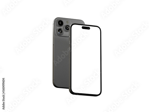 Modern glass smartphone han...