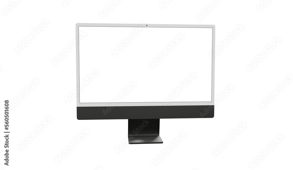 Computer screen mockup. PC monitor template. - modern Computer screen mockup. PC monitor template. - modern