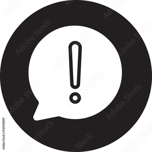 statement glyph icon