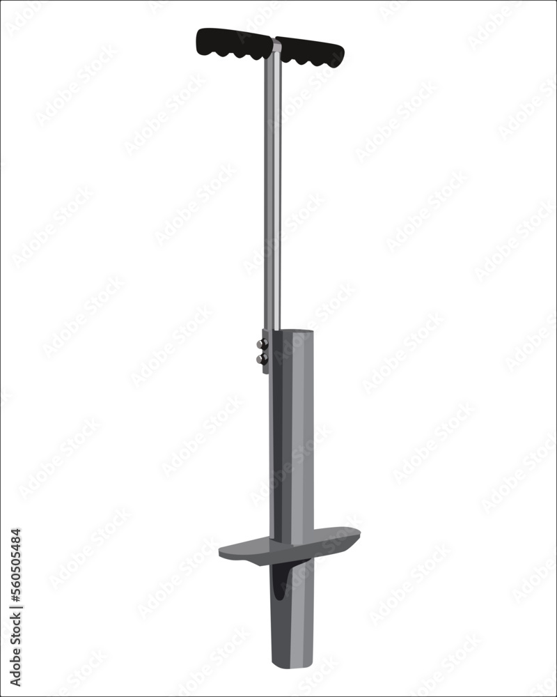 Vector Illustration of Bulb Planter, Stainless Steel Gardening Bulb Transplanter Tool with Short Handle for Planting Flowers isolated. Gardening Hand tools Vector Illustration of Bulb Planter, Stainless Steel Gardening Bulb Transplanter Tool with Short Handle for Planting Flowers isolated. Gardening Hand tools