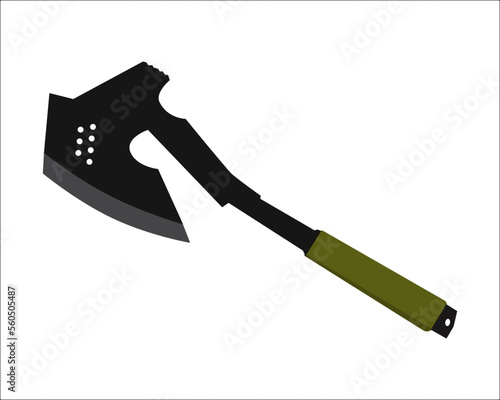 Vector of Axe Carpentry Hand Tool Equipment isolated on white background. Vector illustration isolated.