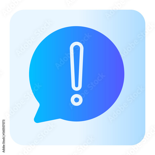 statement gradient icon