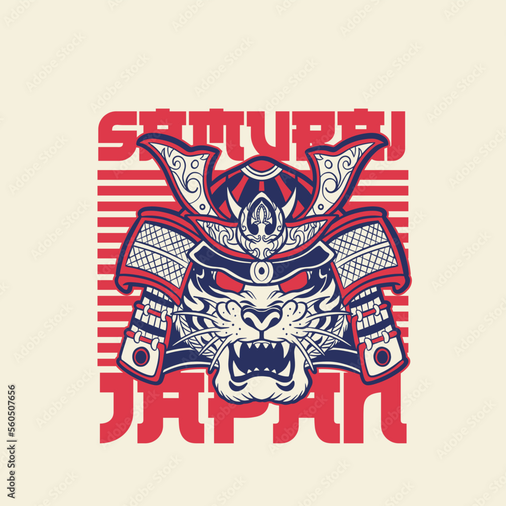 Samurai warrior mask. Traditional armor of japanese warrior. Vector illustration, shirt graphic. All elements; mask, helmet, colors are on the separate layers and editable.
Samurai warrior mask. Traditional armor of japanese warrior. Vector illustration, shirt graphic. All elements; mask, helmet, colors are on the separate layers and editable.