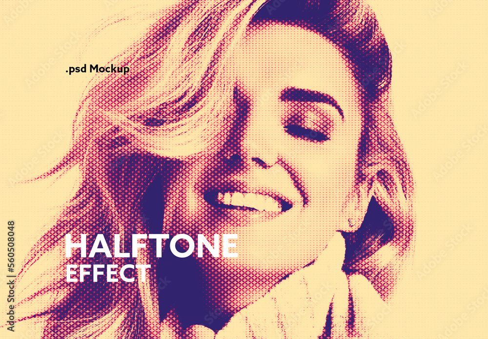 Halftone Photo Effect