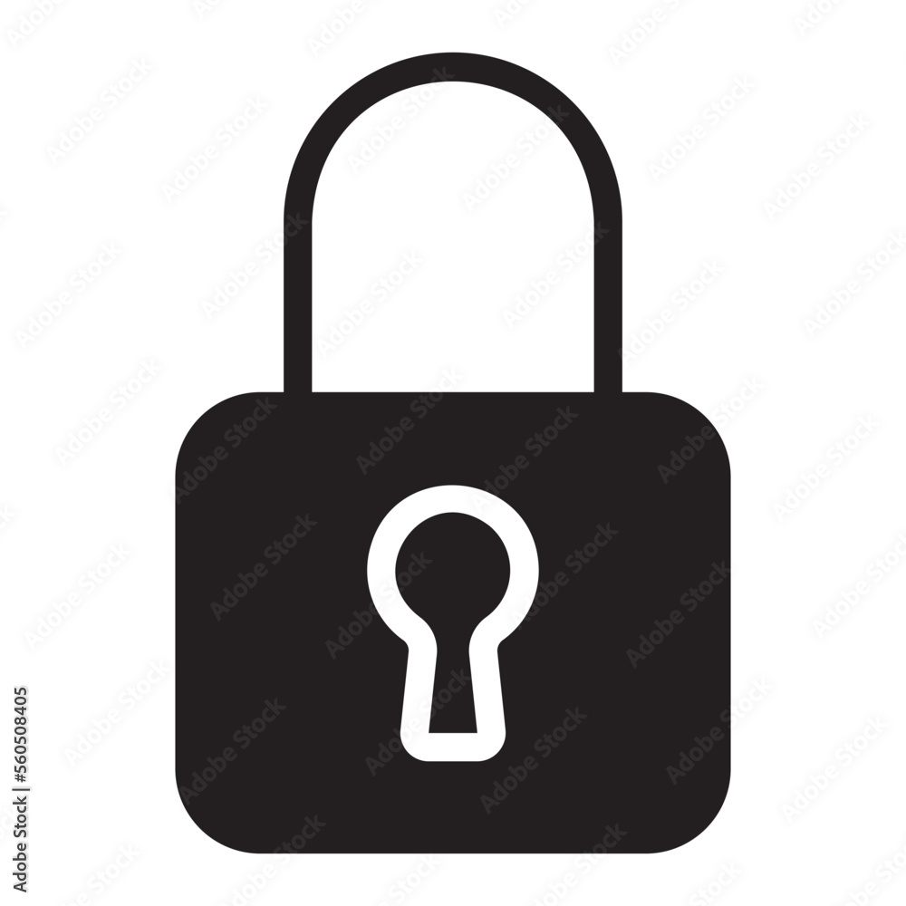 lock glyph icon lock glyph icon