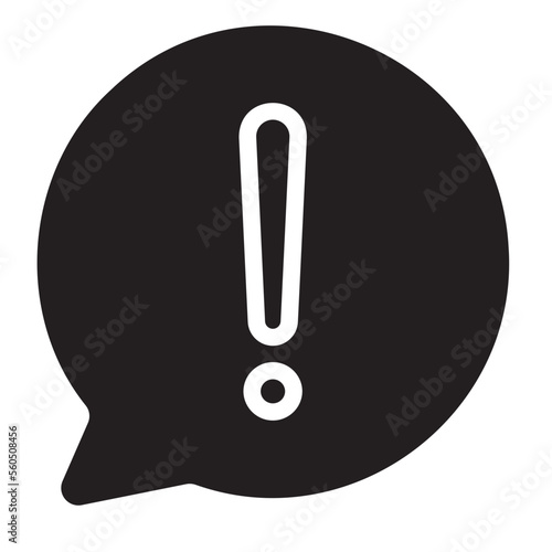 statement glyph icon