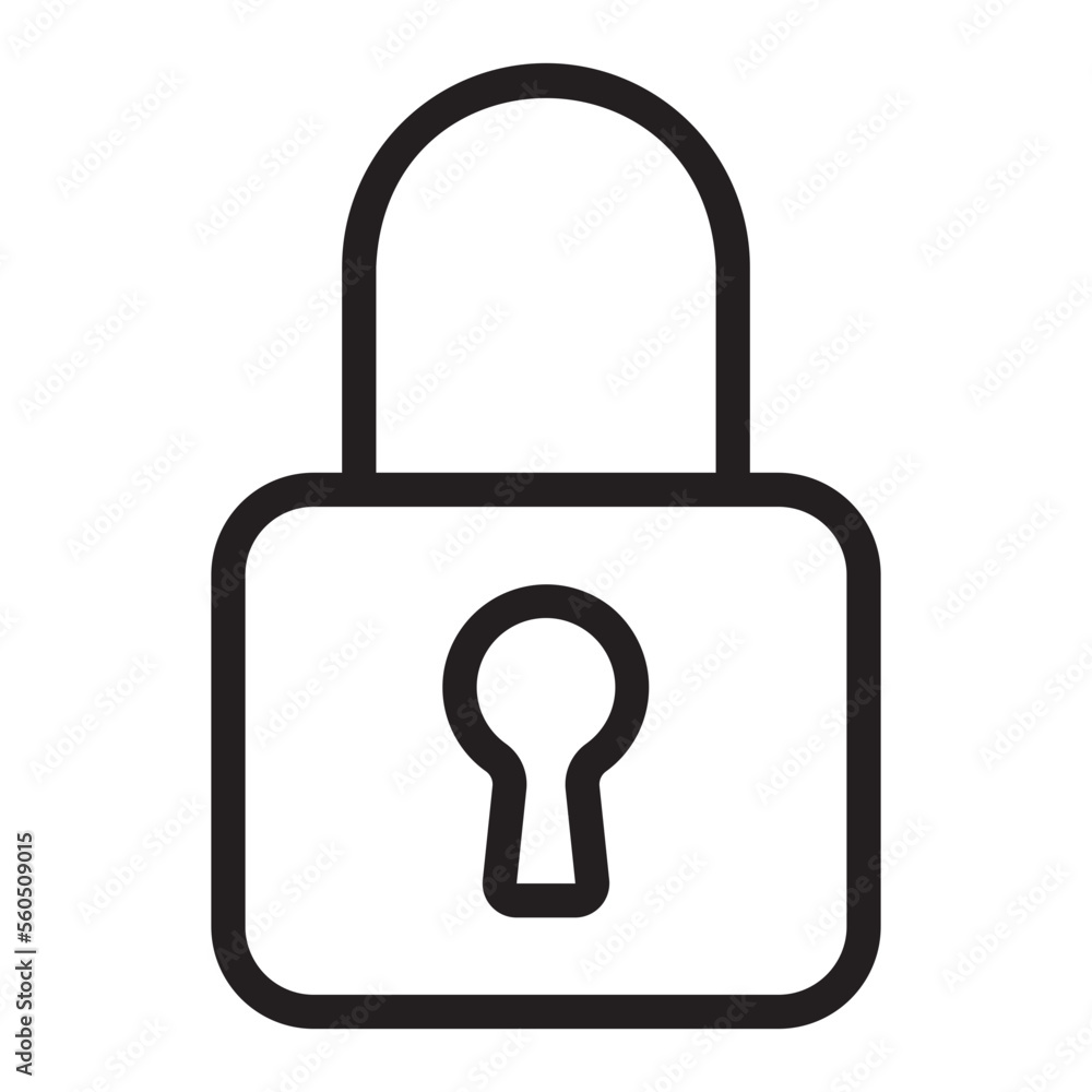 lock line icon lock line icon