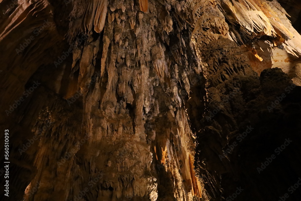 The Grotte des Demoiselles is a large cave located in the Hérault valley of southern France, near Ganges The Grotte des Demoiselles is a large cave located in the Hérault valley of southern France, near Ganges