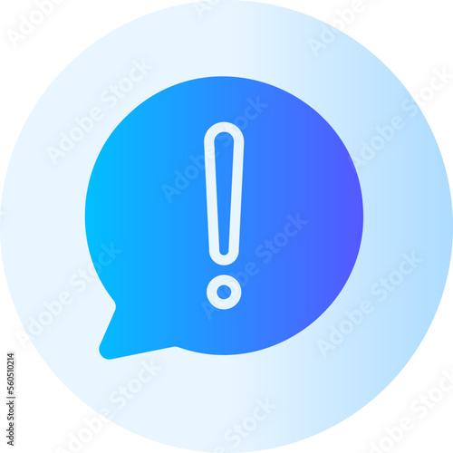 statement gradient icon