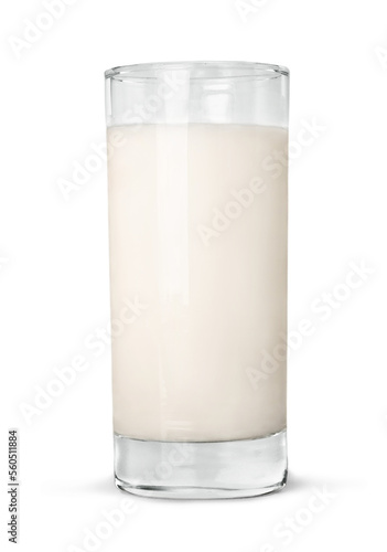 Glass of white milk, healthy drink
