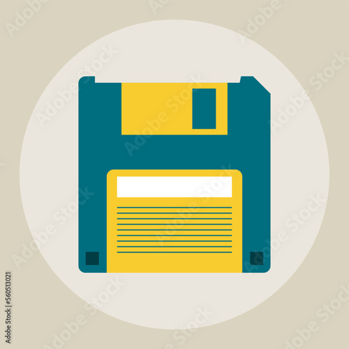 floppy disk icon vector