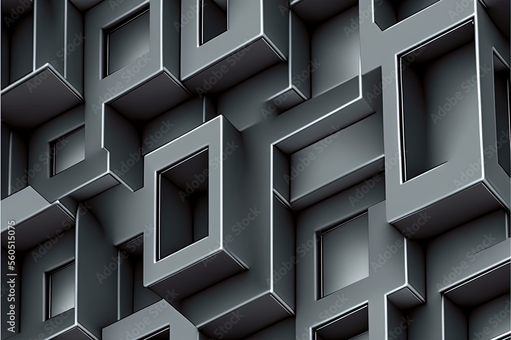Background of 3d cubic shapes - AI Generative art
Background of 3d cubic shapes - AI Generative art