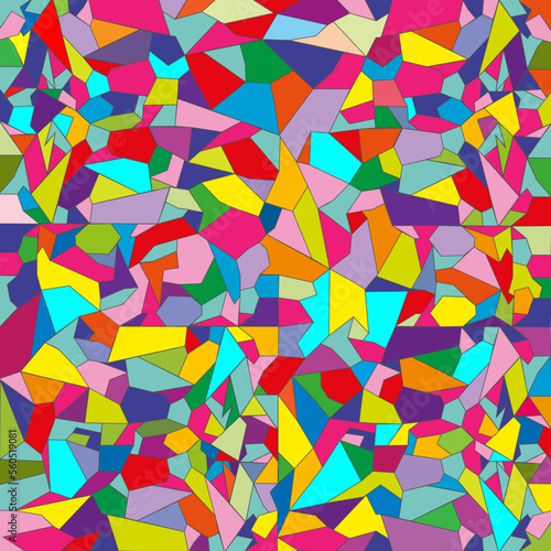 Fondo geométrico abstracto de colores alegres.