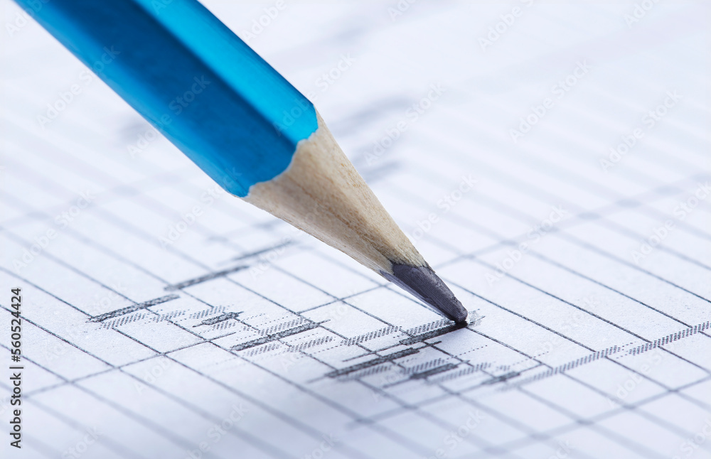 Checking the value of securities. Pencil, share listing and checking financial chart. Concept of banking, financial report and financial audit. Checking the value of securities. Pencil, share listing and checking financial chart. Concept of banking, financial report and financial audit.