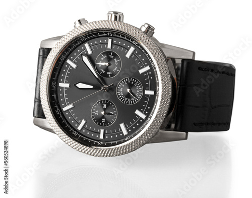 Classy Men's Silver Wrist Watch