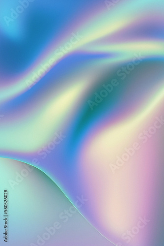 Holographic gradient background. Grainy gradient texture.