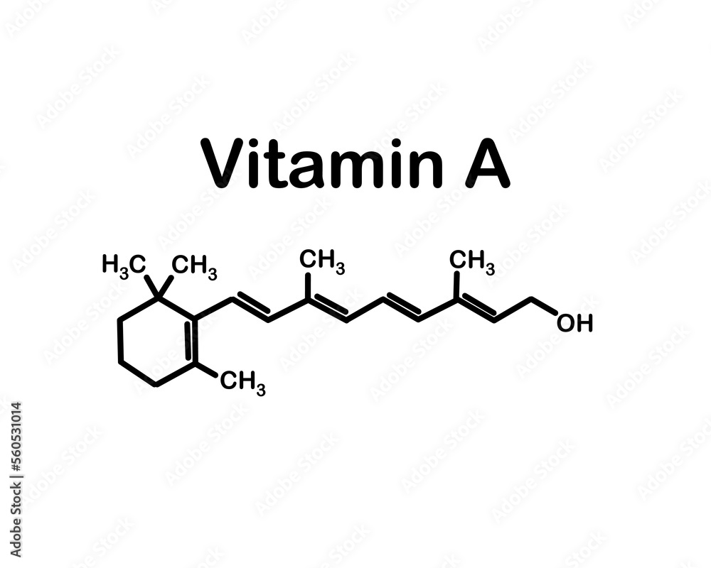 Chemical formula of thiamine. Vitamin B1.Vector illustration Chemical formula of thiamine. Vitamin B1.Vector illustration