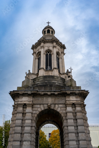Photography Dublin, Ireland: The Campanile of Trinity College Dublin, Library Square