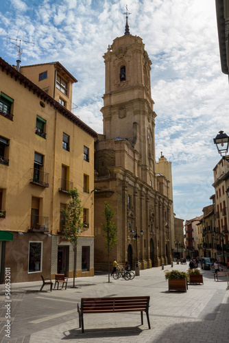 San Lorenzo church in the center of Huesca city, Spain