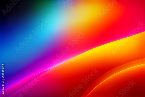 colorful abstract gradient background for design or wallpaper. generative ai 