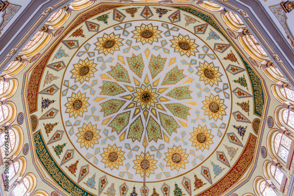 Cupola of Shafei Jameh Mosque in Kermanshah, Iran