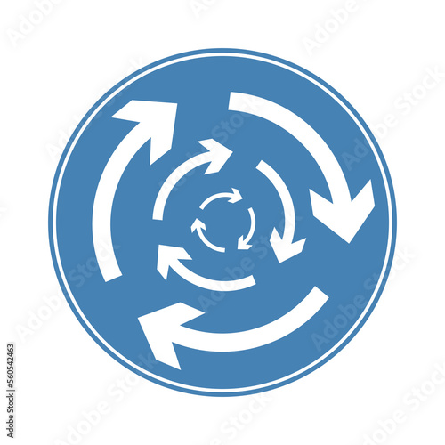 Informative traffic sign of overthinking ahead, mental health creative concept, vector illustration