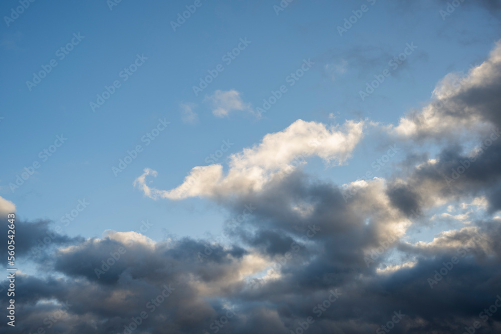 Fototapeta premium blue sky with clouds