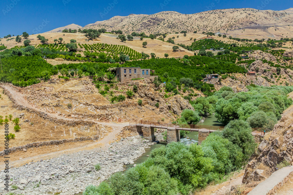Landscape near Palangan village in Kurdistan region, Iran