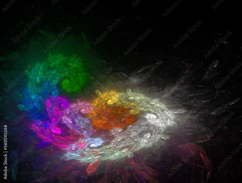 Obraz premium Imaginatory fractal abstract background Image